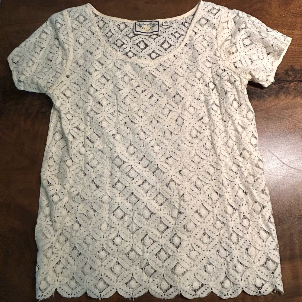 1970s Vintage Lace Shirt